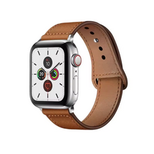Cargar imagen en el visor de la galería, Correa de Cuero compatible con Apple Watch