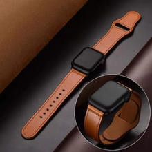 Cargar imagen en el visor de la galería, Correa de Cuero compatible con Apple Watch