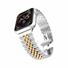 Cargar imagen en el visor de la galería, Correa Elegante de Acero Inoxidable Compatible con Apple Watch