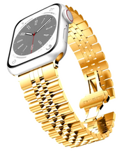 Cargar imagen en el visor de la galería, Correa Elegante de Acero Inoxidable Compatible con Apple Watch
