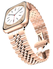Cargar imagen en el visor de la galería, Correa Elegante de Acero Inoxidable Compatible con Apple Watch