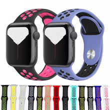 Cargar imagen en el visor de la galería, Correa Deportiva de Silicona Compatible con Apple Watch