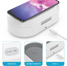 Cargar imagen en el visor de la galería, Esterilizador con Luz Ultravioleta y Carga Inalámbrica