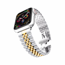 Cargar imagen en el visor de la galería, Correa Elegante de Acero Inoxidable Compatible con Apple Watch
