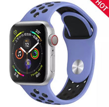 Cargar imagen en el visor de la galería, Correa Deportiva de Silicona Compatible con Apple Watch
