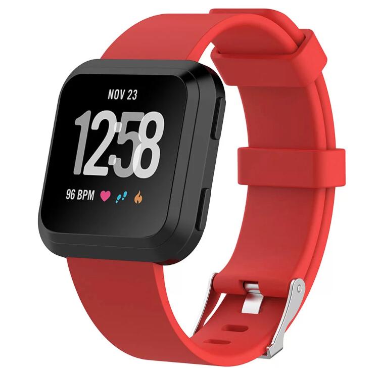 Correa de silicona para Fitbit Versa 4, rojo - Comprar online